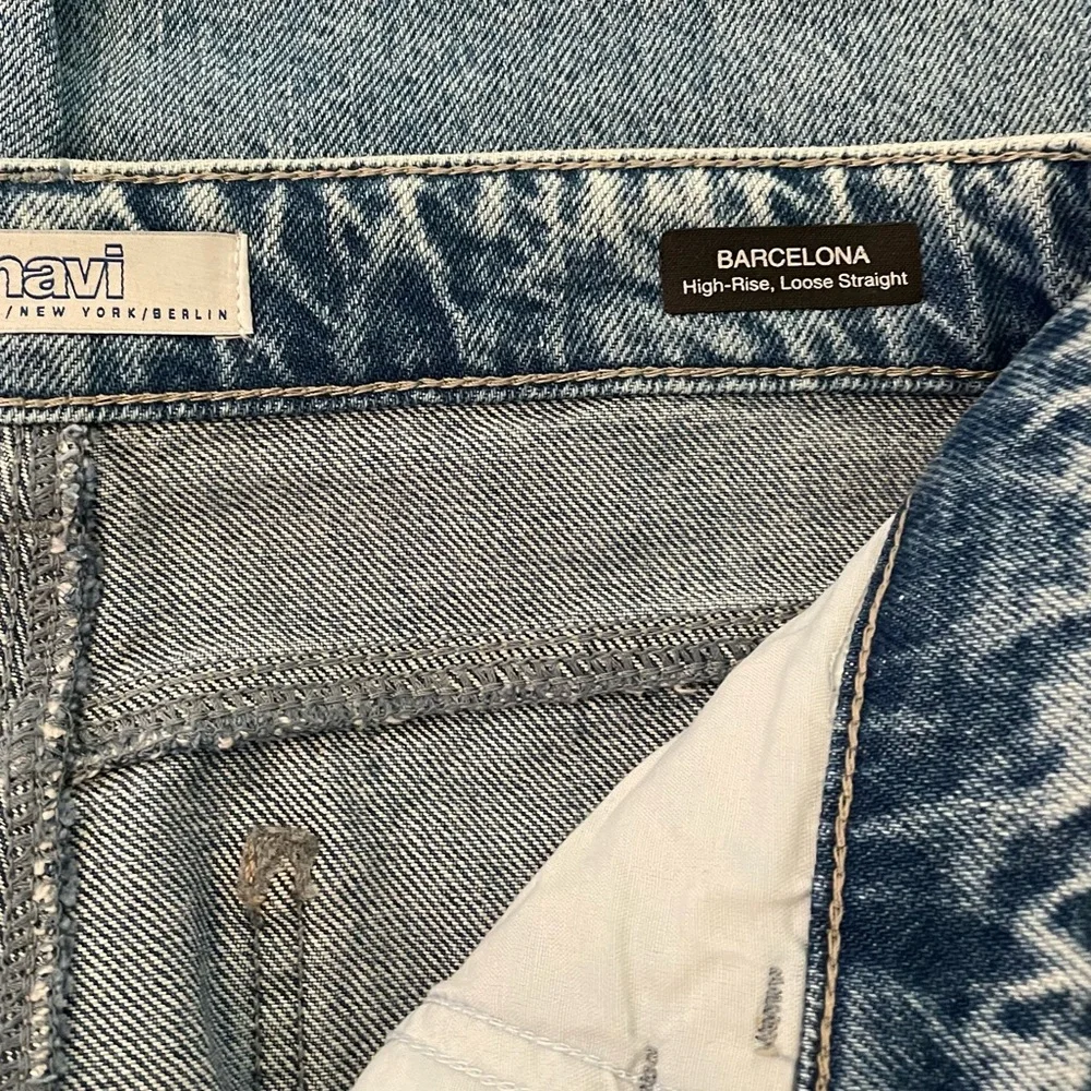 Mavi Light Blue High-Rise Loose Straight Jeans - Picture 7 of 11